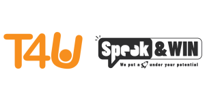 Teasm4U and Speak and Win logos
